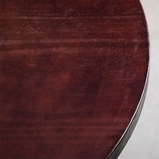 Solid Wood Dinette Set 1/2/3 Pcs Industrial Style Dining Set with Round Table