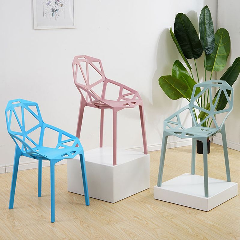 Contemporary Style Dining Chairs Plastic Dining Arm Side Chair for Kitchen Clearhalo ' kitchen&dining_furn' 'Dining Chairs' 'Dining Tables & Seating' 'dining_chair' 'furn' 'furn_dining_chair' 'Furniture' 'furniture_dining_chair' 'Kitchen & Dining Furniture' 'kitchen' 1200x1200_c2d117c2-5447-4a3f-a849-931616bb8ec6