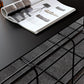 Mid-Century Modern Coffee Table Black Iron Frame Coffee Cocktail Table Clearhalo 'Coffee & Accent Tables' 'Coffee Tables' 'coffee_tables' 'furn' 'furn_coffee_tables' 'Furniture' 'Living Room Furniture' 1200x1200_c2d1fb44-b8fc-4d51-90e3-dacd1831b85f
