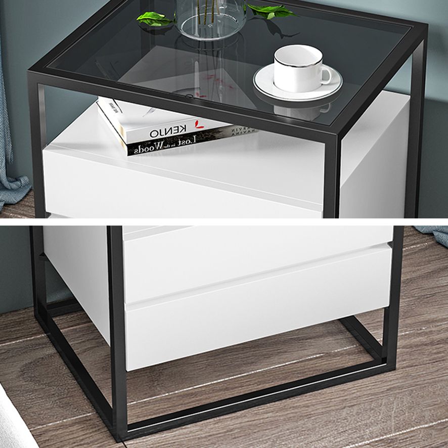 Solid Wood Bed Nightstand Contemporary Bedside Cabinet with Drawers Clearhalo 'Bedroom Furniture' 'furn' 'furn_night_stand' 'Furniture' 'night_stand' 'Nightstands' 1200x1200_c2d418c5-b990-486d-84c4-05220026bb2e