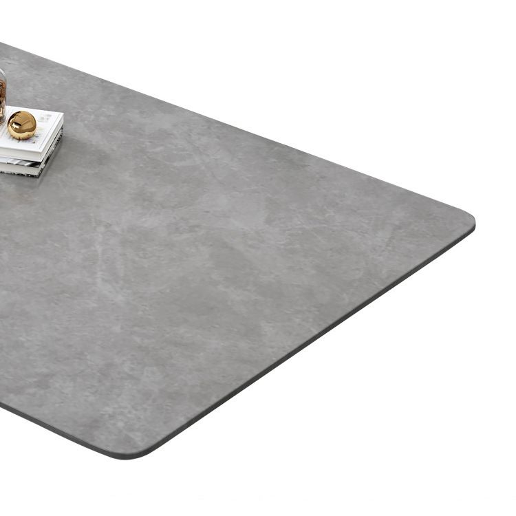 Medieval Modern Stone Dining Table Trestle Base Table for Dining Room Clearhalo 'Dining Tables & Seating' 'Dining Tables' 'dining_table' 'furn' 'furn_dining_table' 'Furniture' 'Kitchen & Dining Furniture' 1200x1200_c2d64e91-1b15-49b5-beae-fa9d481d10bf