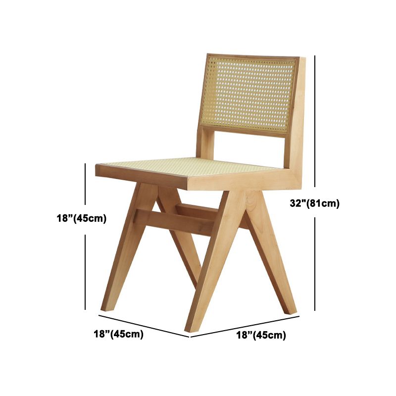 Modern Rectangular Dining Table Set 1/3/5 Pieces Solid Wood Dining Room Set