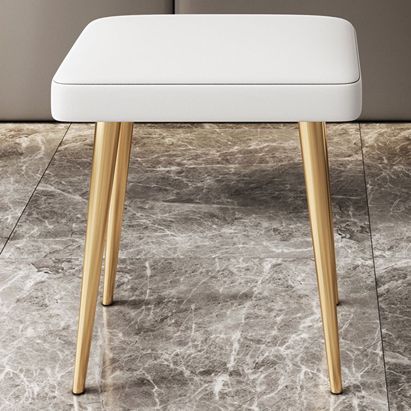 Vanity bianco con tavolo da trucco e sgabelli, cassetti 1/2 cassetti - 31,89 "H