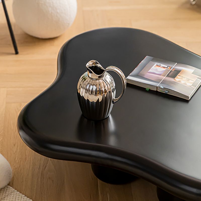 Scandinavian Wooden Coffee Cocktail Table Free form 3 Legs Coffee Cocktail Table Clearhalo 'Coffee & Accent Tables' 'Coffee Tables' 'coffee_tables' 'furn' 'furn_coffee_tables' 'Furniture' 'Living Room Furniture' 1200x1200_c2e10bdb-03a4-475f-a00a-0cdfec469ffc