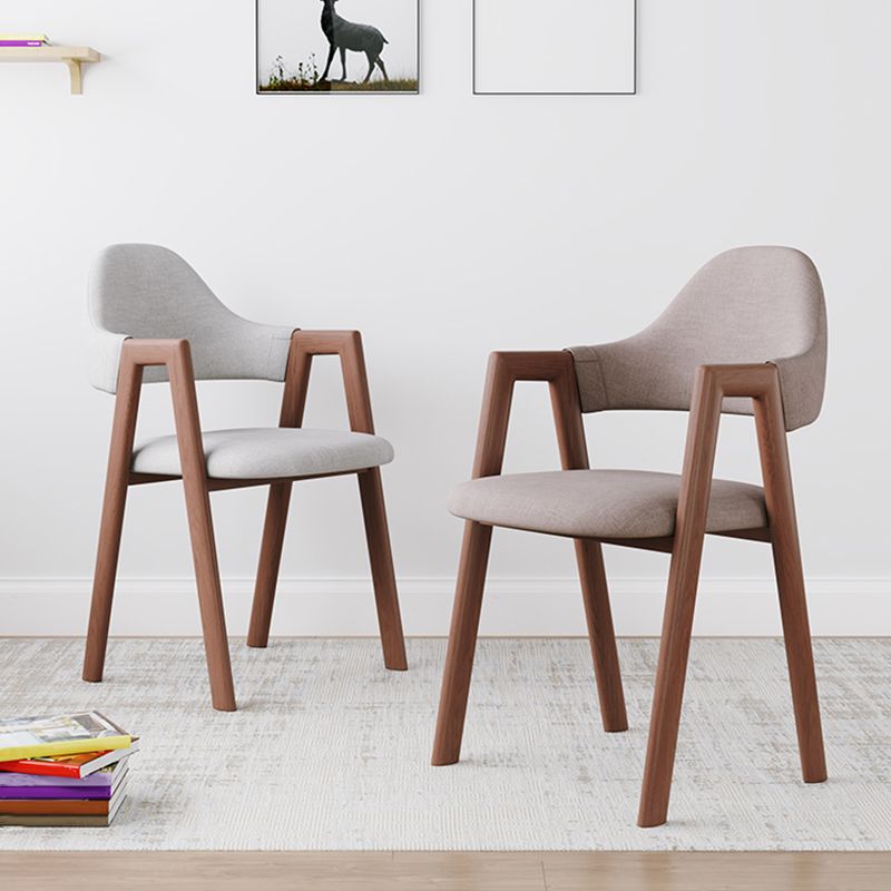 Modern Metal Chair Open Back Kitchen Dining Arm Chair for Dinning Room Clearhalo 'Dining Chairs' 'Dining Tables & Seating' 'dining_chair' 'furn' 'furn_dining_chair' 'Furniture' 'Kitchen & Dining Furniture' 1200x1200_c2e372e6-3f00-4df3-a022-a1951c2aebf6