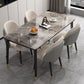 Minimalist 1/2/5/7 Pieces Furniture Stone Rectangle Dining Table Set for Home Clearhalo 'Dining Room Sets' 'Dining Tables & Seating' 'dining_room_set' 'furn' 'furn_dining_room_set' 'Furniture' 'Kitchen & Dining Furniture' 1200x1200_c2e46008-c851-43e9-8765-55ebc74eaf47
