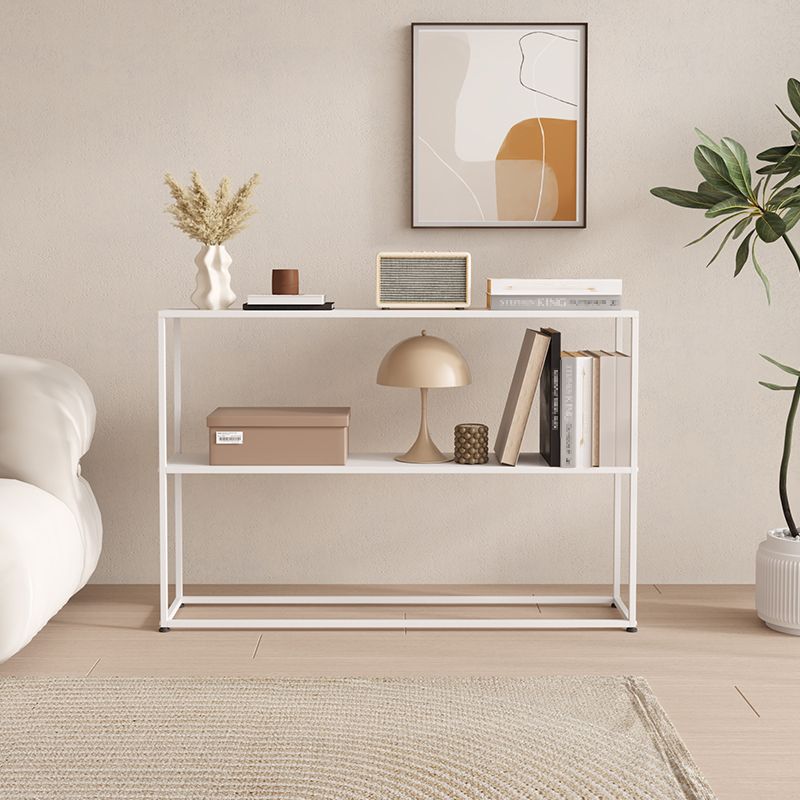 Horizontales Metall -Bücherregal Modern Open Back -Bücherregal mit Regalen