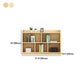 Closed Back Bookshelf Solid Wood Contemporary Style Natural Bookcase for Office Clearhalo 'Bookcases' 'Furniture' 'furniture_bookcases' 'kitchen' 'kitchen_bookcases' 'Living Room Furniture' 'Office Furniture' 1200x1200_c2e5f298-5a40-402c-902c-8a2fac8c0bef