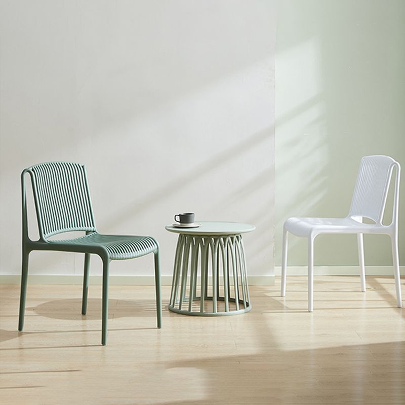 Nordic Style Plastic Dining Chair Armless Dining Side Chair for Kitchen Clearhalo ' kitchen&dining_furn' 'Dining Chairs' 'Dining Tables & Seating' 'dining_chair' 'furn' 'furn_dining_chair' 'Furniture' 'furniture_dining_chair' 'Kitchen & Dining Furniture' 'kitchen' 1200x1200_c2e741f5-e4a0-42d7-bdc5-ec348b937565