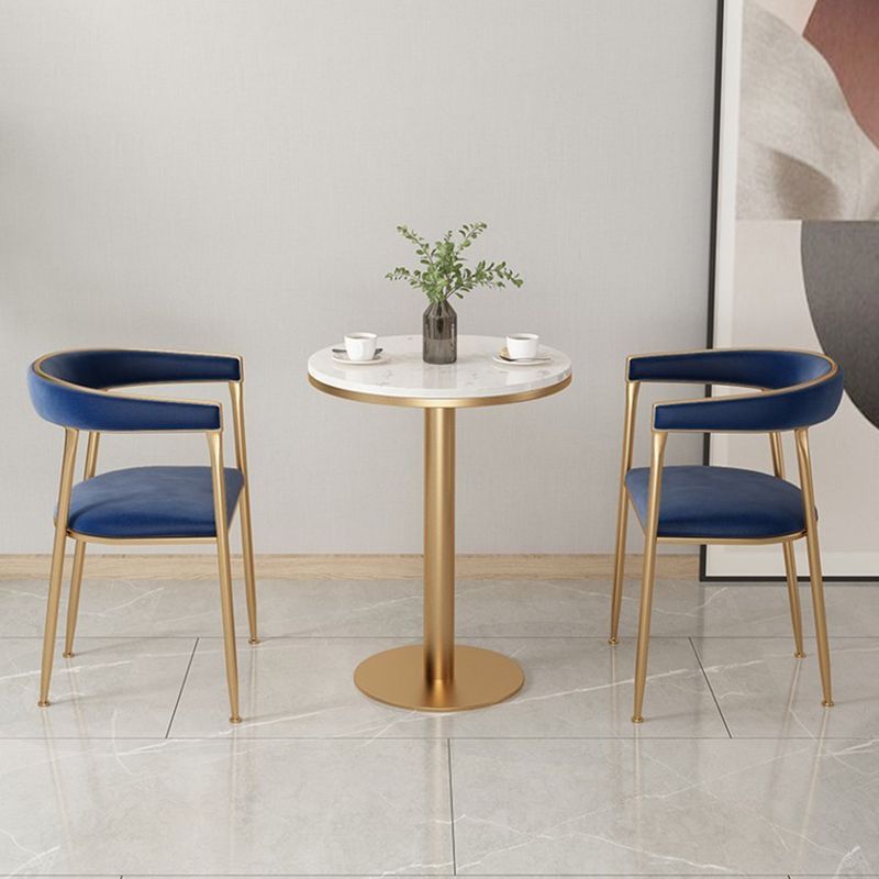 Glam Style Upholstered Dining Chair Open Back Dining Arm Chair Clearhalo 'Dining Chairs' 'Dining Tables & Seating' 'dining_chair' 'furn' 'furn_dining_chair' 'Furniture' 'furniture_dining_chair' 'Kitchen & Dining Furniture' 1200x1200_c2e85c14-23d0-445e-9907-c8fb099dd7d5