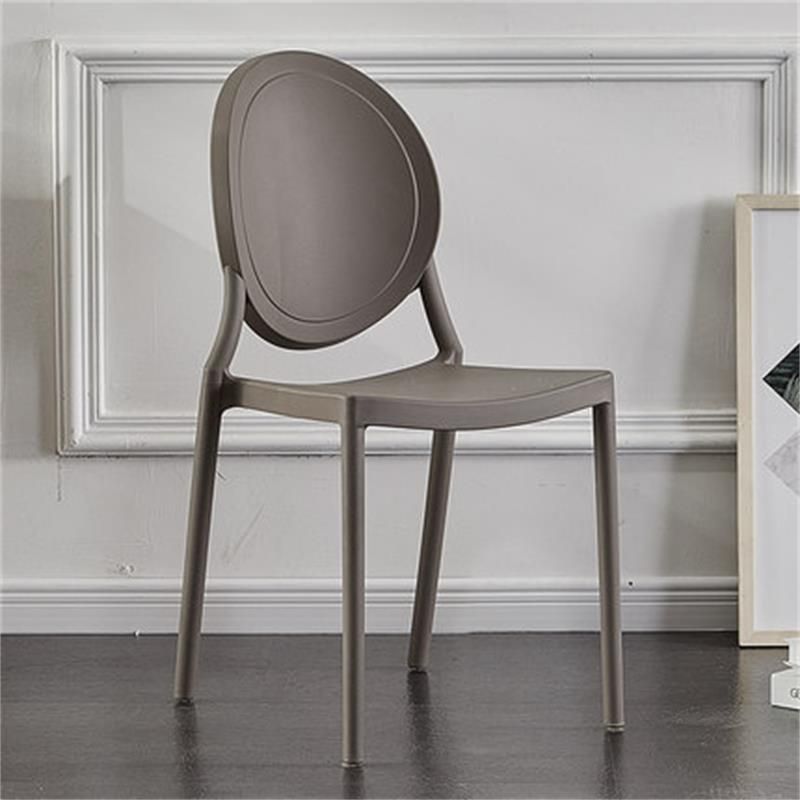 Sedia moderna di plastica 16.1 "set di set laterale del re Luigi largo