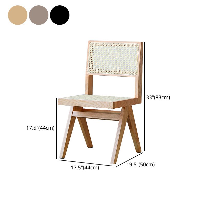 Traditional Dining Chair Wooden Open Back Side Chair for Home Clearhalo 'Dining Chairs' 'Dining Tables & Seating' 'dining_chair' 'furn' 'furn_dining_chair' 'Furniture' 'Kitchen & Dining Furniture' 1200x1200_c2eb6b4a-e341-4dda-87aa-8f109237ebe5