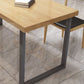 Industrieller Esstisch Set 1/5/7 Stücke fester Holz Esstisch mit Stühlen