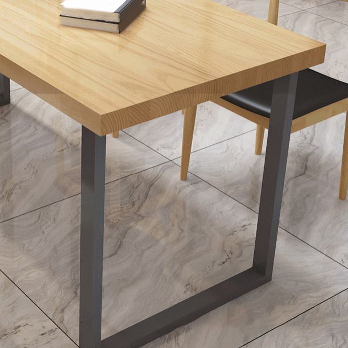 Industrieller Esstisch Set 1/5/7 Stücke fester Holz Esstisch mit Stühlen