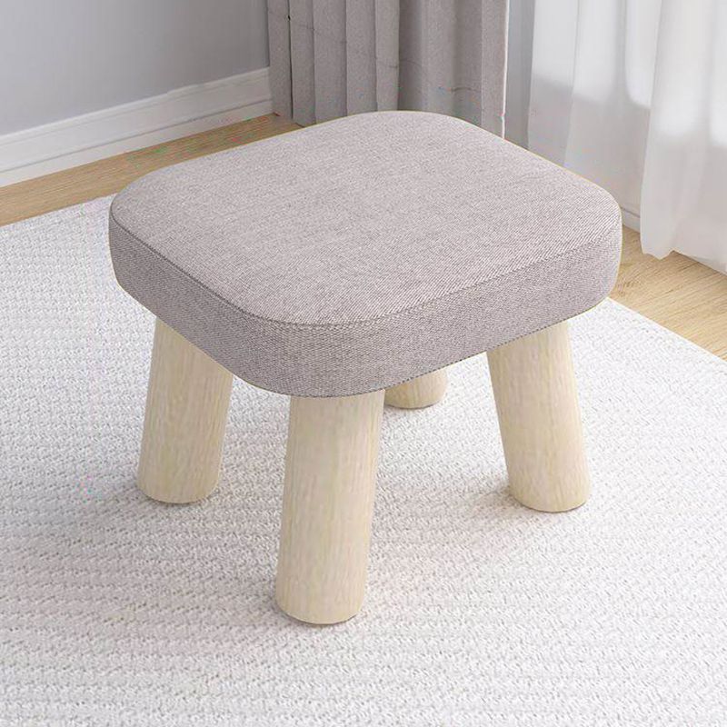 Modern Wooden Standard Trea Resistant Solid Color Indoor Standard Clearhalo 'furn' 'furn_ottomans_poufs' 'Furniture' 'Living Room Furniture' 'Ottomans & Poufs' 'ottomans_poufs' 1200x1200_c2f04fed-e5a6-48ac-8244-06a02feffc4b