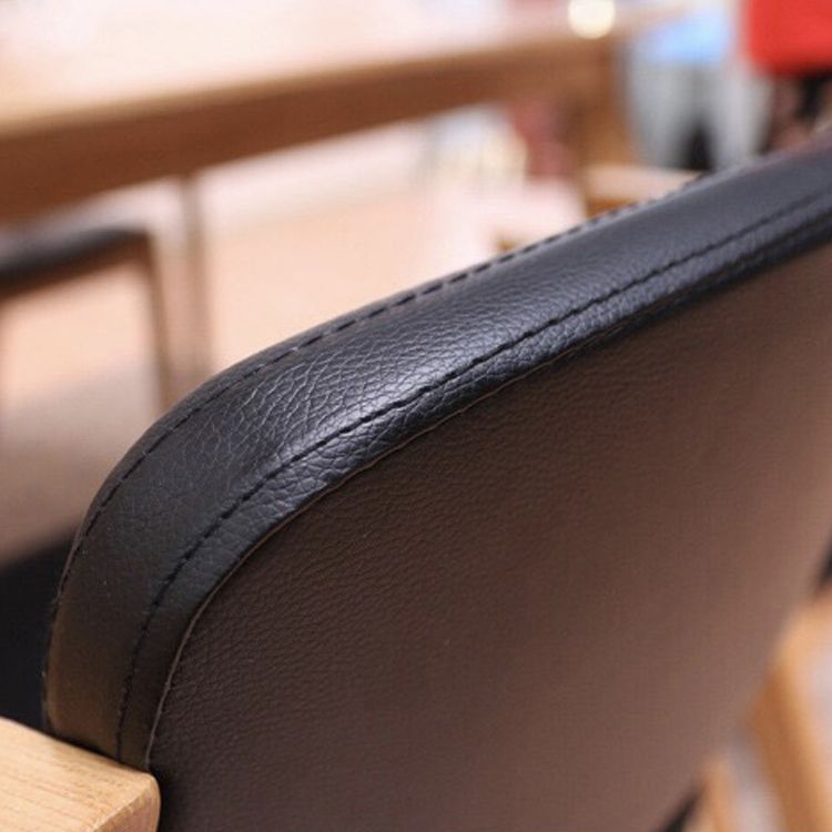 Contemporary Wood Square Dining Chair Open Back Side Chair for Kitchen Clearhalo ' kitchen&dining_furn' 'Dining Chairs' 'Dining Tables & Seating' 'dining_chair' 'furn' 'furn_dining_chair' 'Furniture' 'furniture_dining_chair' 'Kitchen & Dining Furniture' 'kitchen' 1200x1200_c2f1ab3d-8ae4-4111-a4b0-996e0983962b