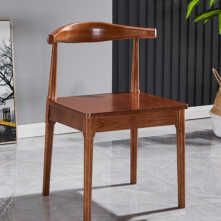 Modern Wood Dining Armless Chair Ladder Back Dining Chair for Kitchen Clearhalo ' kitchen&dining_furn' 'Dining Chairs' 'Dining Tables & Seating' 'dining_chair' 'furn' 'furn_dining_chair' 'Furniture' 'furniture_dining_chair' 'Kitchen & Dining Furniture' 'kitchen' 1200x1200_c2f27b25-9df5-4e7f-a484-7a34cd08413d