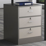 Leisure File Cabinet Color Block Wood Locking Drawers File Cabinet Clearhalo 'Filing Cabinets' 'filling_cabinets' 'furn' 'furn_filling_cabinets' 'Furniture' 'Office Furniture' 1200x1200_c2f28688-4b36-4de0-9ab3-e52454c782f0