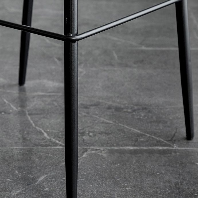 Scandinavian Matte Finish Leather Barstool Footrest Coffee Shop Stool Clearhalo 'Bar Furniture' 'Bar Stools' 'bar_stools' 'furn' 'furn_bar_stools' 'Furniture' 'furniture_bar_stools' 'Kitchen & Dining Furniture' 1200x1200_c2f42c0d-7e4f-4bf4-be8b-ce1dec04897b