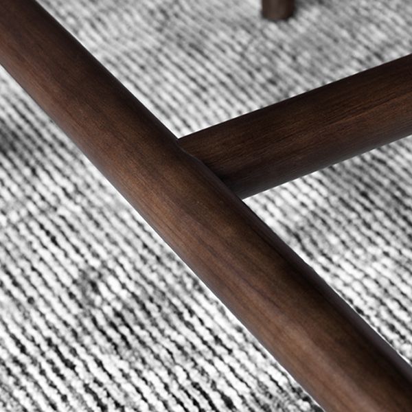 Solid Wood Mid-Century Modern Table Rectangle Sintered Stone Top Table with Trestle Clearhalo ' dining_table' 'Dining Tables & Seating' 'Dining Tables' 'furn' 'furn_dining_table' 'Furniture' 'furniture_dining_table' 'Kitchen & Dining Furniture' 'kitchen&dining_furn' 'kitchen' 'kitchen_dining_table' 1200x1200_c2f60436-50d9-4ee6-9f2d-56f000a66eee