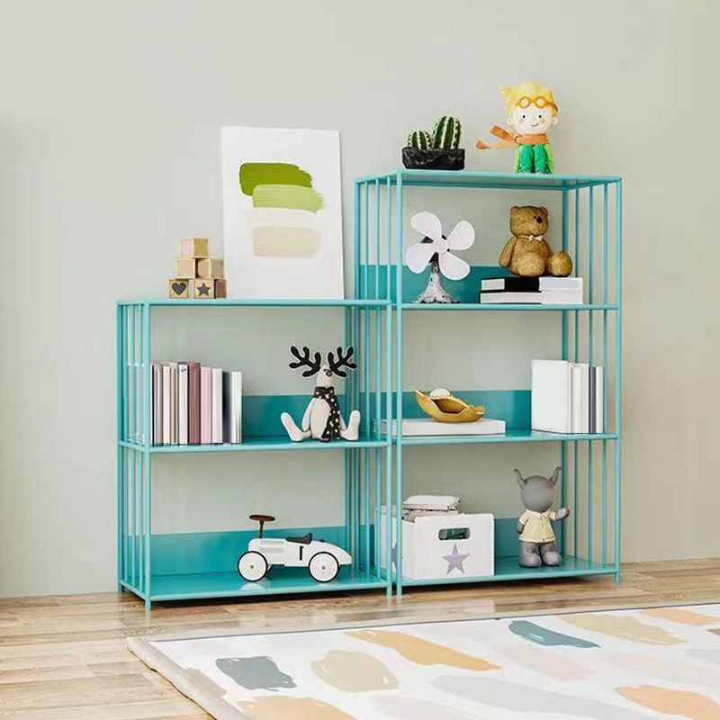 Scandinavian Metal Bookcase Standard Open Back Bookshelf with Shelves Clearhalo 'Bookcases' 'furn' 'furn_bookcases' 'Furniture' 'Office Furniture' 1200x1200_c2f64e2b-b7ee-4c8b-ba94-ae418dfee8e9