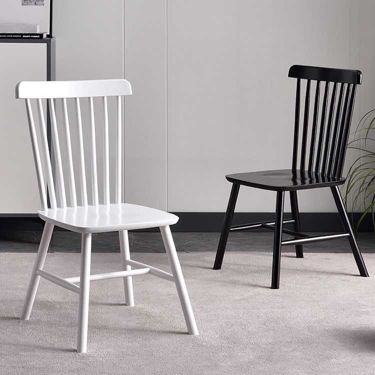 Wood Contemporary Side Chairs Windsor Back Dining Chairs for Home Clearhalo ' kitchen&dining_furn' 'Dining Chairs' 'Dining Tables & Seating' 'dining_chair' 'furn' 'furn_dining_chair' 'Furniture' 'furniture_dining_chair' 'Kitchen & Dining Furniture' 'kitchen' 1200x1200_c2f6d11b-79a9-4f6d-9c20-4ca0042b015c