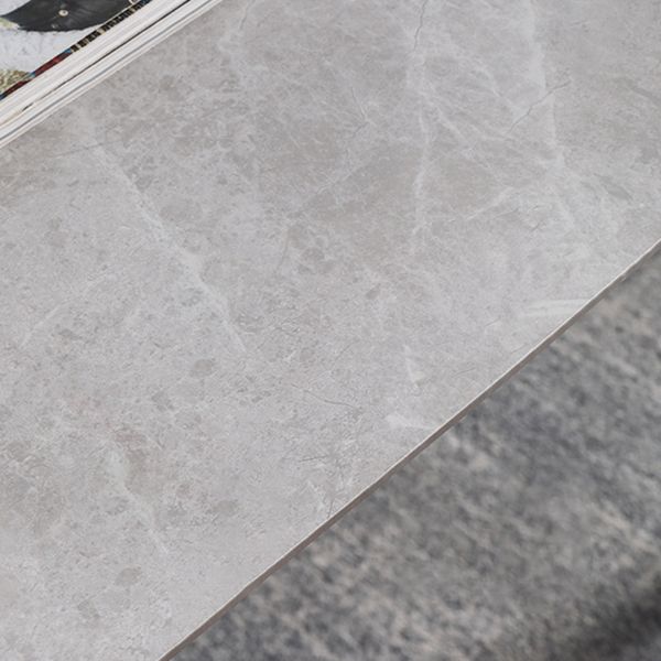 Minimalista 1/2/4/7 pezzi mobili tavolo da pranzo rettangolo di pietra impostata in grigio