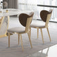 Glam Armless Dining Chairs Gold Stainless Steel Legs Side Chair