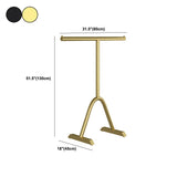 Moderne minimalistische Style -Rack Metallic Free Standing Deck Rack für Wohnzimmer