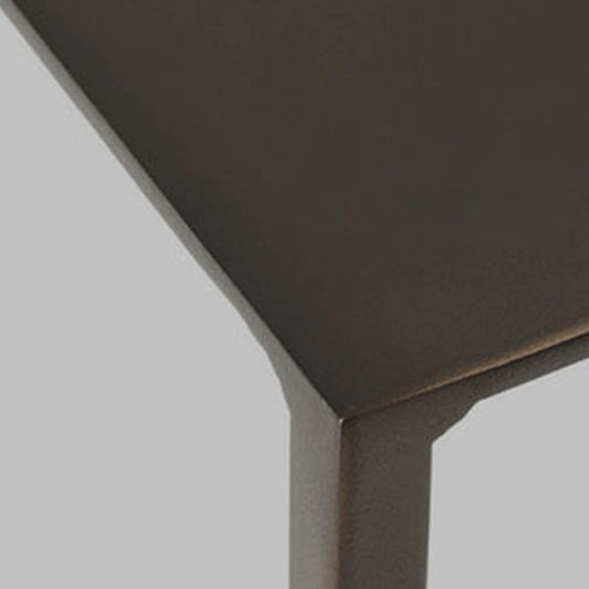 Tavolo da tavolo in metallo quadrato Design del design medio -laterale in stile moderno