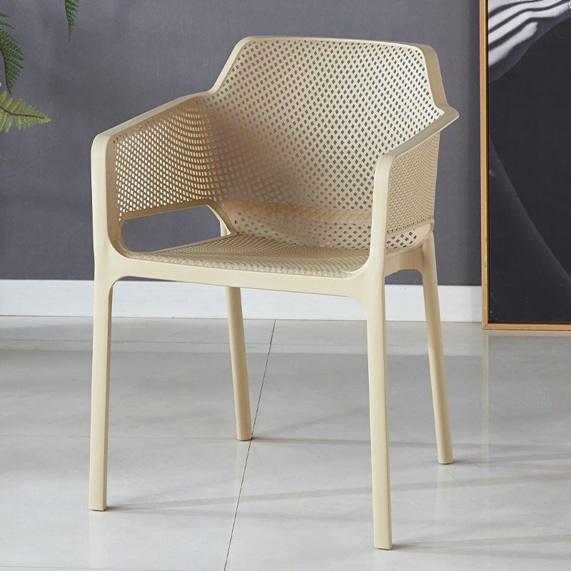 Chaise de restauration de cuisine contemporaine fauteuil en plastique