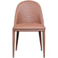 Modern Leather Curved Sloped Armless Chair Matte Finish Parsons Chair for Brasserie Clearhalo ' kitchen&dining_furn' 'Dining Chairs' 'Dining Tables & Seating' 'dining_chair' 'furn' 'furn_dining_chair' 'Furniture' 'furniture_dining_chair' 'Kitchen & Dining Furniture' 'kitchen' 1200x1200_c2ff5877-9f0d-4a20-a42f-304d717e69cf