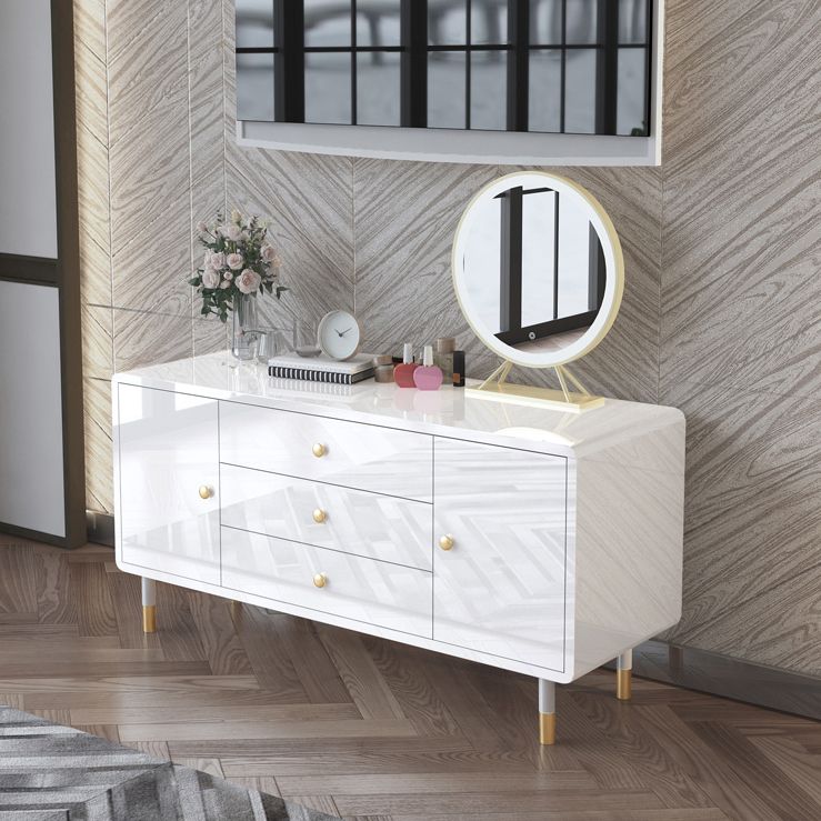 Moderno cuffia da pranzo in legno semplice credenza con cassetto per soggiorno senza specchio