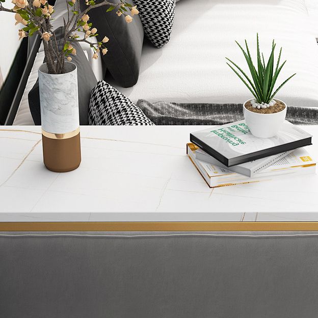 Nordic Glam Rectangle Bar Counter Dining Table Sintered Stone Table Clearhalo 'Bar Furniture' 'Bar Tables' 'bar_tables' 'furn' 'furn_bar_tables' 'Furniture' 'furniture_bar_tables' 'Kitchen & Dining Furniture' 1200x1200_c3037a94-c23a-4b27-a466-63057b4efd99
