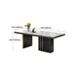 Glam 1/4/6/7/9 Pieces Dining Set Rectangle Stone Dining Table Furniture for Dining Room Clearhalo 'Dining Room Sets' 'Dining Tables & Seating' 'dining_room_set' 'furn' 'furn_dining_room_set' 'Furniture' 'furniture_dining_room_set' 'Kitchen & Dining Furniture' 'kitchen&dining_furn' 'kitchen' 1200x1200_c304921f-04ab-4ddc-945a-8ad49ea3f9cc