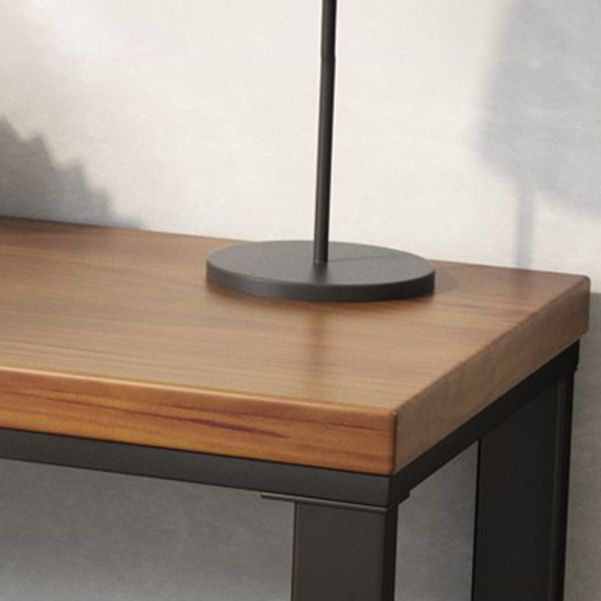 Scrivania in legno massiccio di scrittura industriale a forma di oro