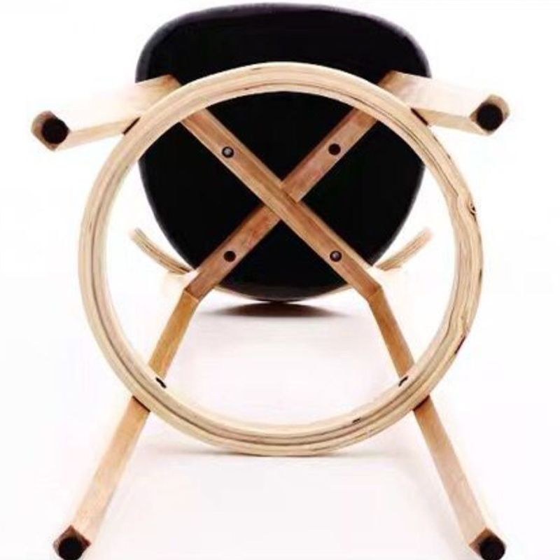 Scandinavian Style Bar-stool with Wooden leg Square Seat Counter Stool for Kitchen Bar Clearhalo 'Bar Furniture' 'Bar Stools' 'bar_stools' 'furn' 'furn_bar_stools' 'furniture_bar_stools' 'Kitchen & Dining Furniture' 'kitchen&dining_furn' 'kitchen' 'kitchen_furn' Furniture' 1200x1200_c308d954-23e2-4673-a486-053cc976d88b