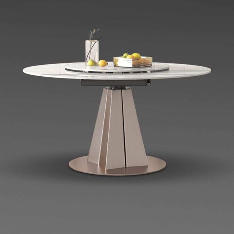 1/2/5/7 Pieces Round Glam Stone Furniture Standard Height Dining Table Set Clearhalo 'Dining Room Sets' 'Dining Tables & Seating' 'dining_room_set' 'furn' 'furn_dining_room_set' 'Furniture' 'furniture_dining_room_set' 'Kitchen & Dining Furniture' 'kitchen&dining_furn' 'kitchen' 1200x1200_c309b4de-2392-4871-b450-cf5454a7f08e