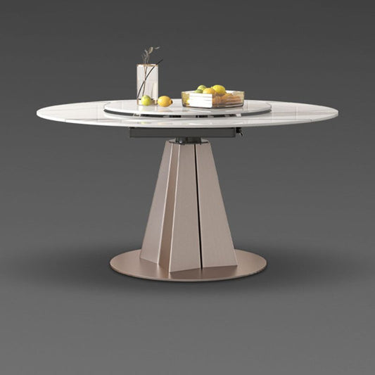 1/2/5/7 Pieces Round Glam Stone Furniture Standard Height Dining Table Set Clearhalo 'Dining Room Sets' 'Dining Tables & Seating' 'dining_room_set' 'furn' 'furn_dining_room_set' 'Furniture' 'furniture_dining_room_set' 'Kitchen & Dining Furniture' 'kitchen&dining_furn' 'kitchen' 1200x1200_c309b4de-2392-4871-b450-cf5454a7f08e