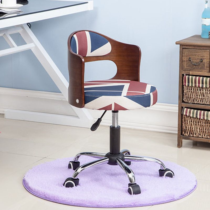 Modern Adjustable Rotatable Stool Steel Household Bar Stool with Cushion and Pulley Clearhalo 'Bar Furniture' 'Bar Stools' 'bar_stools' 'furniture_bar_stools' 'Kitchen & Dining Furniture' 'kitchen&dining_furn' 'kitchen' 'kitchen_furn' Furniture' 1200x1200_c30ac19a-8e30-49ea-ab40-2d75bac2acfc