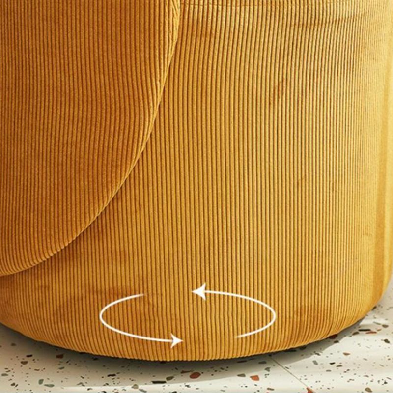 Silla sin brazo 21.6 "L x20.0" W x29.9 "H Silla giratoria para sala de estar