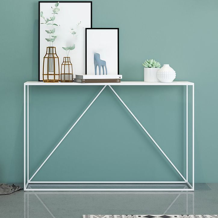 Tavolo di accento della console contemporanea tavolo da console di finitura antica in metallo