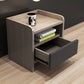 1 Drawer Wooden Night Table Contemporary Nightstand with 1 Shelf ,19.7 Tall Clearhalo 'Bedroom Furniture' 'furn' 'furn_night_stand' 'Furniture' 'night_stand' 'Nightstands' 1200x1200_c30fcc1a-34ce-4a15-acf7-7159264e89f1