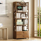 Modern Bamboo Bookcase Standard 11-inch Wide Home Book Shelf