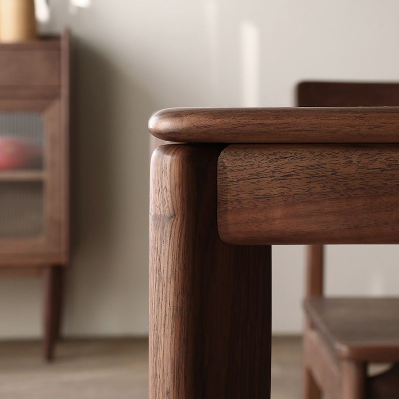 Contemporary Style Dining Table Rectangle 4 Legs Furniture for Dining Room Home Clearhalo 'Dining Tables & Seating' 'Dining Tables' 'dining_table' 'furn' 'furn_dining_table' 'Furniture' 'furniture_dining_table' 'Kitchen & Dining Furniture' 'kitchen' 'kitchen_dining_table' 1200x1200_c3108ca2-9915-4d05-a420-362d15a487b8