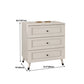 16 "D rangement en bois coffre moderne commode de rangement blanc de rangement pour chambre à coucher