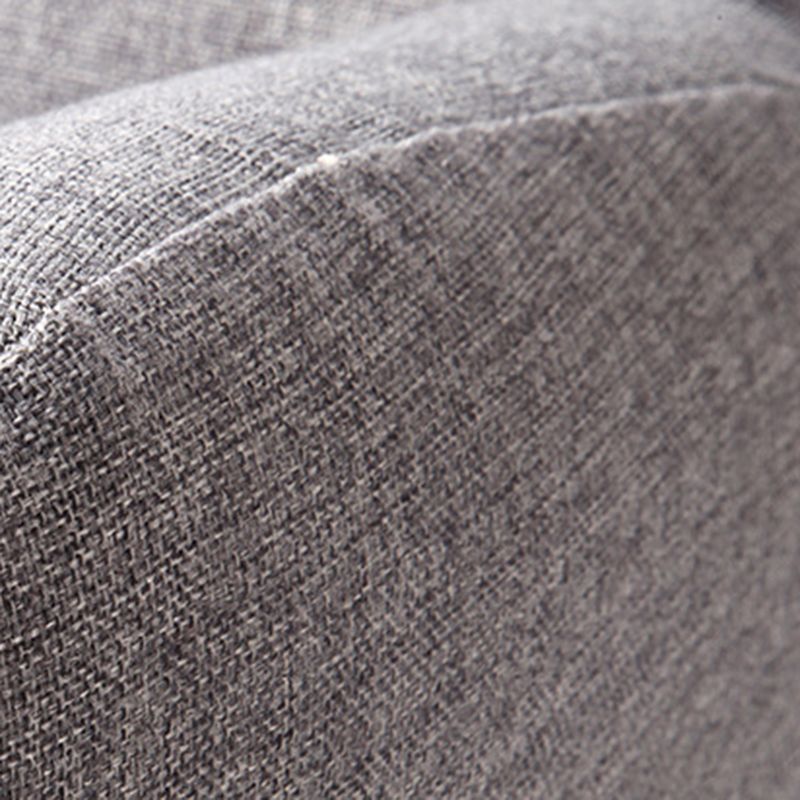 Linen Chair 23.62" L x 21.65" W  Armchair Solid Wood Frame Chair