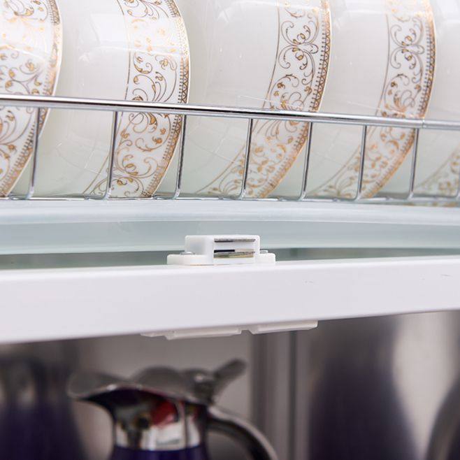 Porte Metal Sideboard moderno moderno server buffet con archiviazione per sala da pranzo