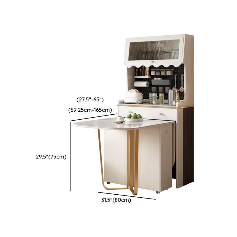 Forma rettangolare contemporanea set da tavolo da pranzo 1/3/5 pezzi