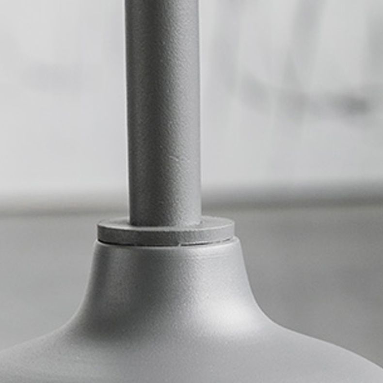 Modernistic Pedestal End Table Slate/Wood Top Round Corner Table Clearhalo 'Coffee & Accent Tables' 'End & Side Tables' 'end_side_tables' 'furn' 'furn_end_side_tables' 'Furniture' 'Living Room Furniture' 1200x1200_c3139deb-2fa5-41c6-8110-fc7bff028957